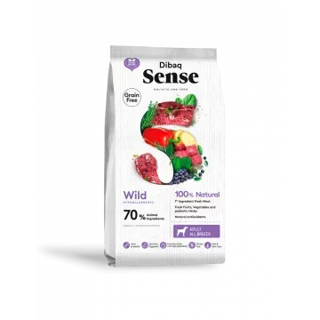 Dibaq Sense Grain Free Salvaje (Ciervo y Jabalí) - 10 Kg