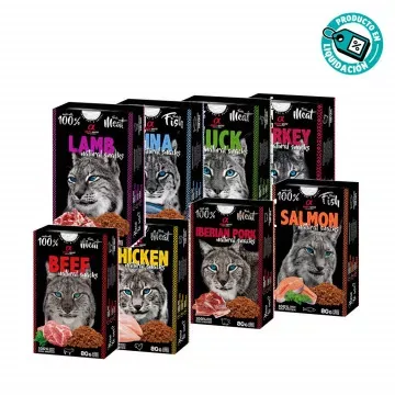 Alpha Spirit Natural Snack Gato 80 Gr - Pollo