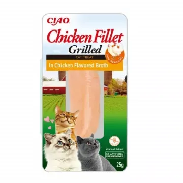 Churu Cat Filetes de Pollo a la Parrilla en caldo de Pollo - 25 gr