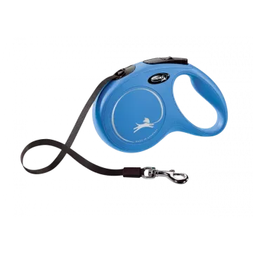 Flexi Correa Extensible de Cinta New Classic Azul