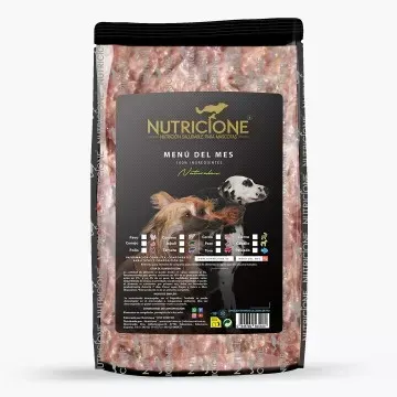 Dieta Barf Nutricione Menu del Mes - 15 Kg