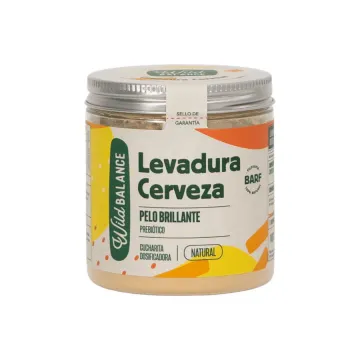 Wild Balance LEVADURA DE CERVEZA EN POLVO suplemento para perros y gatos - 90 gr