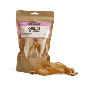 Wild Balance OREJAS DE CORDERO Snack para perros - 60 gr