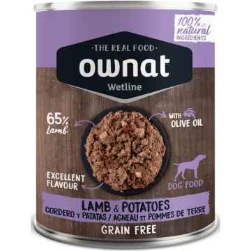 Ownat Wetline 395 gr Lata de Cordero con Patatas - 395 gr