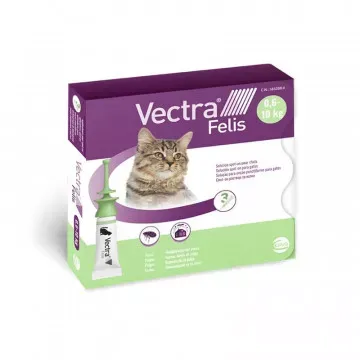 Vectra Felis Pipetas Antiparasitarias para Gatos 3 Pipetas - 0,6 - 10 Kg