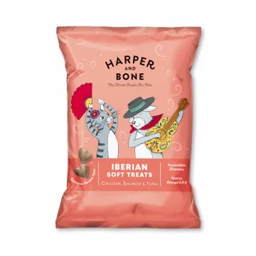 Harper and Bone Iberian Soft Treats 90 gr - Salmón Y Atún