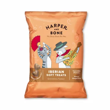 Harper and Bone Iberian Soft Treats 90 gr - Pavo