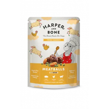 Harper and Bone 300 gr Pouch Albóndigas para Perros - Fresh Market
