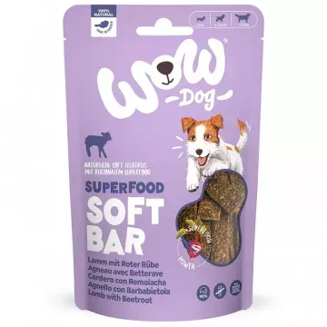 Wow Snacks Barritas de Cordero con Remolacha para Perros - 150 gr