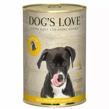 Dog´s Love Lata para Perros Puro BARF 400 Gr - Pollo