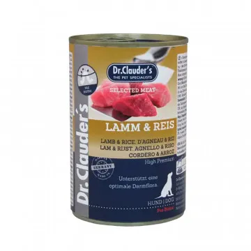 Dr.Clauders Lata de Cordero y Arroz para Perros - 800 gr