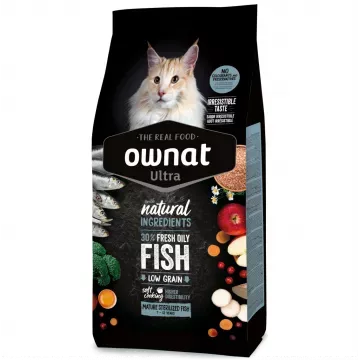 Ownat Cat Ultra Mature Sterilized Fish - 3 Kg