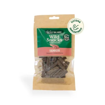 Wild Balance WILD SNACKS Premios Naturales Funcionales para Perros 75 Gr - Senior de Ternera