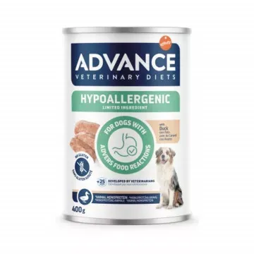 Advance Vet Diets Lata Dog WET Hypoallergenic Duck - Pack 6 x 400 gr