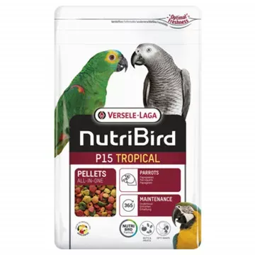 Versele-Laga NutriBird P15 Tropical Pienso de Mantenimiento Para Loros - 1 Kg