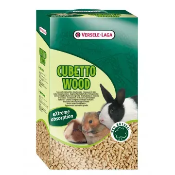 Versele-Laga Cubetto Madera 12 litros Pellets De Madera Prensados - 7 Kg