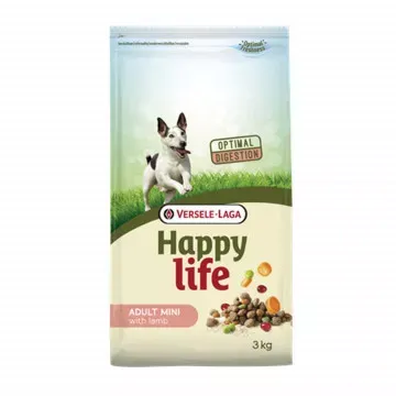 Versele-Laga Happy Life Adult Mini Comida Para Perros De Cordero - 3 Kg