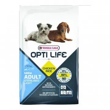 Versele-Laga Opti Life Adult Light Mini Comida Para Perros - 2,5 Kg