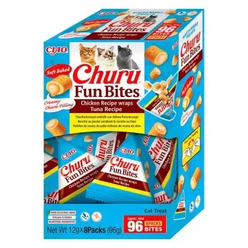 Churu Cat Fun Bites de Atún Pack 8 x 12 gr - 96 gr