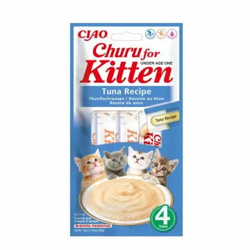 Churu For Kitten Receta de Atún - 4 x 14gr