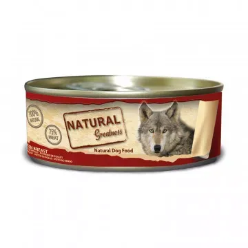 Natural Greatness Lata Pechuga De Pollo - Pack 24 x 156 gr