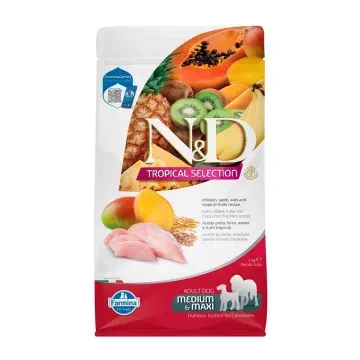 Farmina N&D Tropical Selection Adult Medium/Maxi Pollo - PACK 2 x 10 Kg