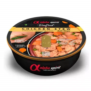 Alpha Spirit Real Food Estofado para Perros de Pollo - 280 gr