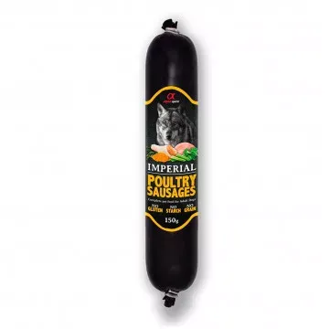 Alpha Spirit Húmedo Salchicha Imperial para perros 150 gr - Poultry