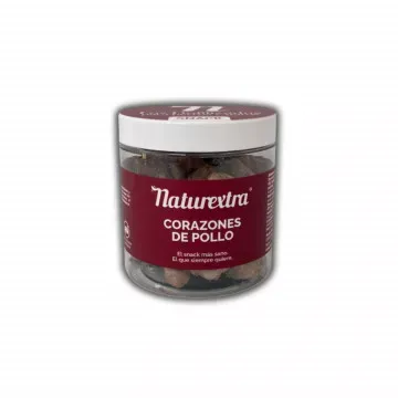 Naturextra Snacks Liofilizados Corazones de pollo para perros y gatos - 60 gr