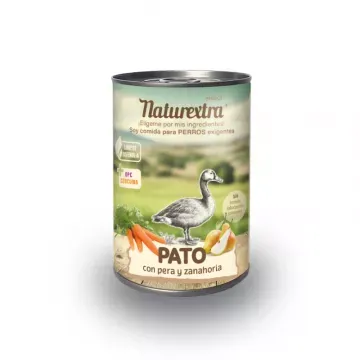 Naturextra comida húmeda para perros de Pato - 400 gr