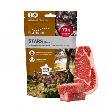 Platinum Snacks Stars para Perros 185 gr - Ibérico