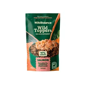 Wild Balance Topper de Salmón y Verduras para perros - 85 gr