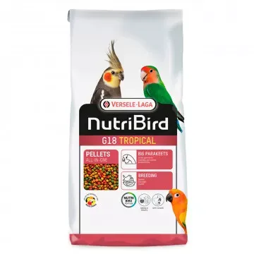 Versele-Laga NutriBird G18 Cría de periquitos grandes Tropical - 10 Kg