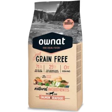 Ownat Just Grain Free Salmon & Sea Food - 14 kg