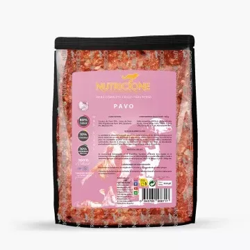 Dieta Barf Menu Nutricione de Pavo - 7,5 Kg