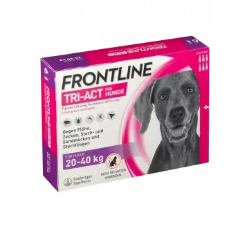 Frontline Tri-Act Solucion Spot-On para Perros caja con 6 pipetas - 20 - 40 kg