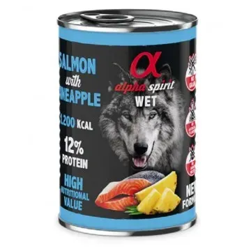 Alpha Spirit Húmedo Lata Salmón con Piña 400gr - 400 gr