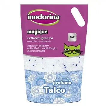 Inodorina Magique Gel Sílice Arena para Gatos Perfume Talco