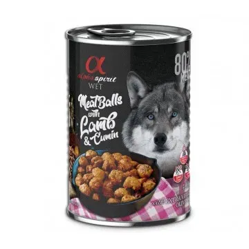 Alpha Spirit Lata Albóndigas de Cordero y Comino 400gr - 400 gr