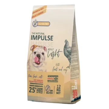 The Natural Impulse Dog Adult Light - 12 Kg