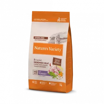 Nature's Variety Cat No Grain Sterilized Turkey - 7 Kg