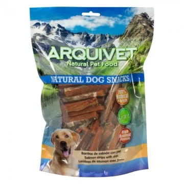 Arquivet Snack Natural Light en Barritas de Salmón con Piel - 1 Kg