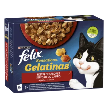 Felix Sensations sobres en Gelatina Festín de Sabores - 12 x 85gr