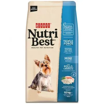 Picart Nutribest Adult Mini Chicken and Rice - PACK 2 x 10 Kg