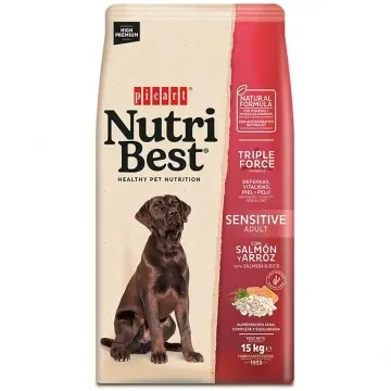 Picart Nutribest Adult Sensitive Salmon and Rice - 15 Kg