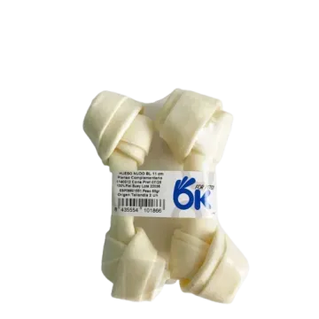 Hueso Nudo Blanco para Perros