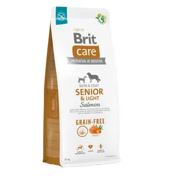Brit Care Dog Senior GF Senior & Light Salmón - 12 Kg