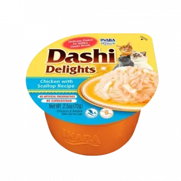 Churu Cat Dashi Pollo con vieira - 6 x 70 gr