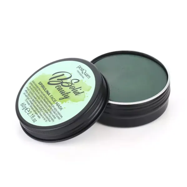MASCARILLA FACIAL DE ESPIRULINA SÓLIDA ESPIRULINA 60 GR.