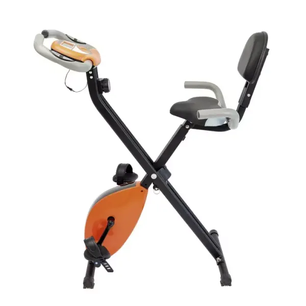 BICICLETA ESTÁTICA PLEGABLE CON RESPALDO